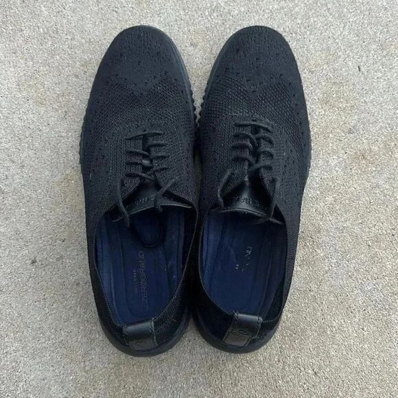 Cole Haan 2.ZERØGRAND Stitchlite Wingtip Oxfords Black Men’s Size 9.5 - Picture 7 of 11